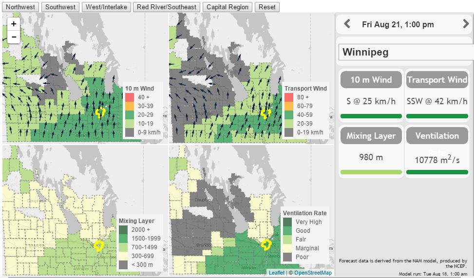 Manitoba Burn App Prototype